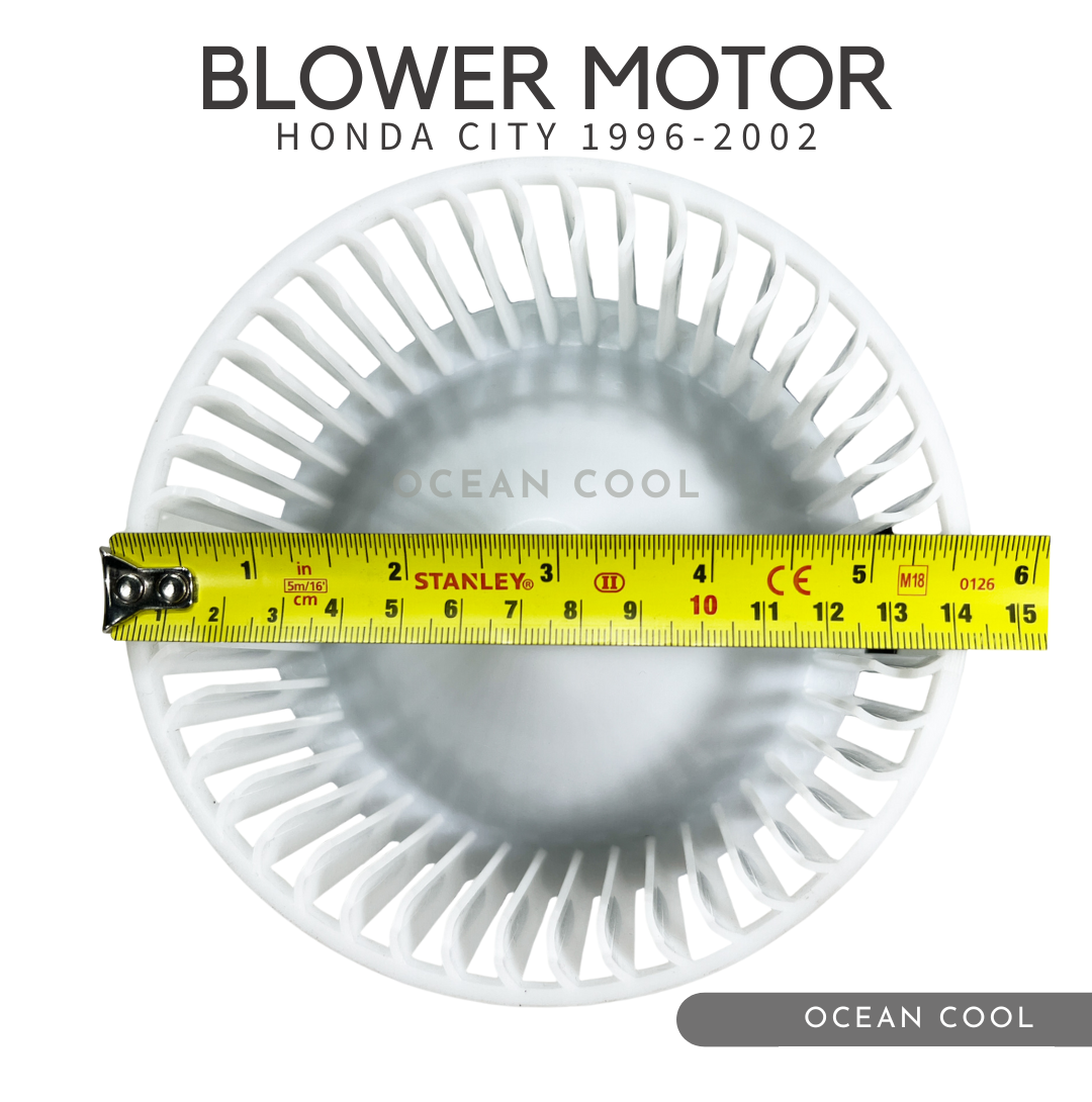 โบลเวอร์ มอเตอร์ ฮอนด้า ซิตี้ 1996 - 2002 ป่า พัดลมแอร์ โบเวอร์ Blower Motor HONDA CITY 1997 1998 1999 2000 2001 BW0030 อะไหล่ แอร์ รถยนต์