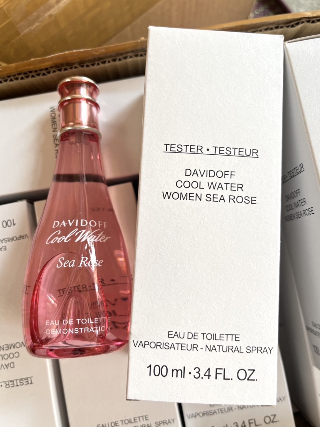กล่องเทสเตอร์ - Davidoff Cool Water Sea Rose Eau De Toilette 100ml.