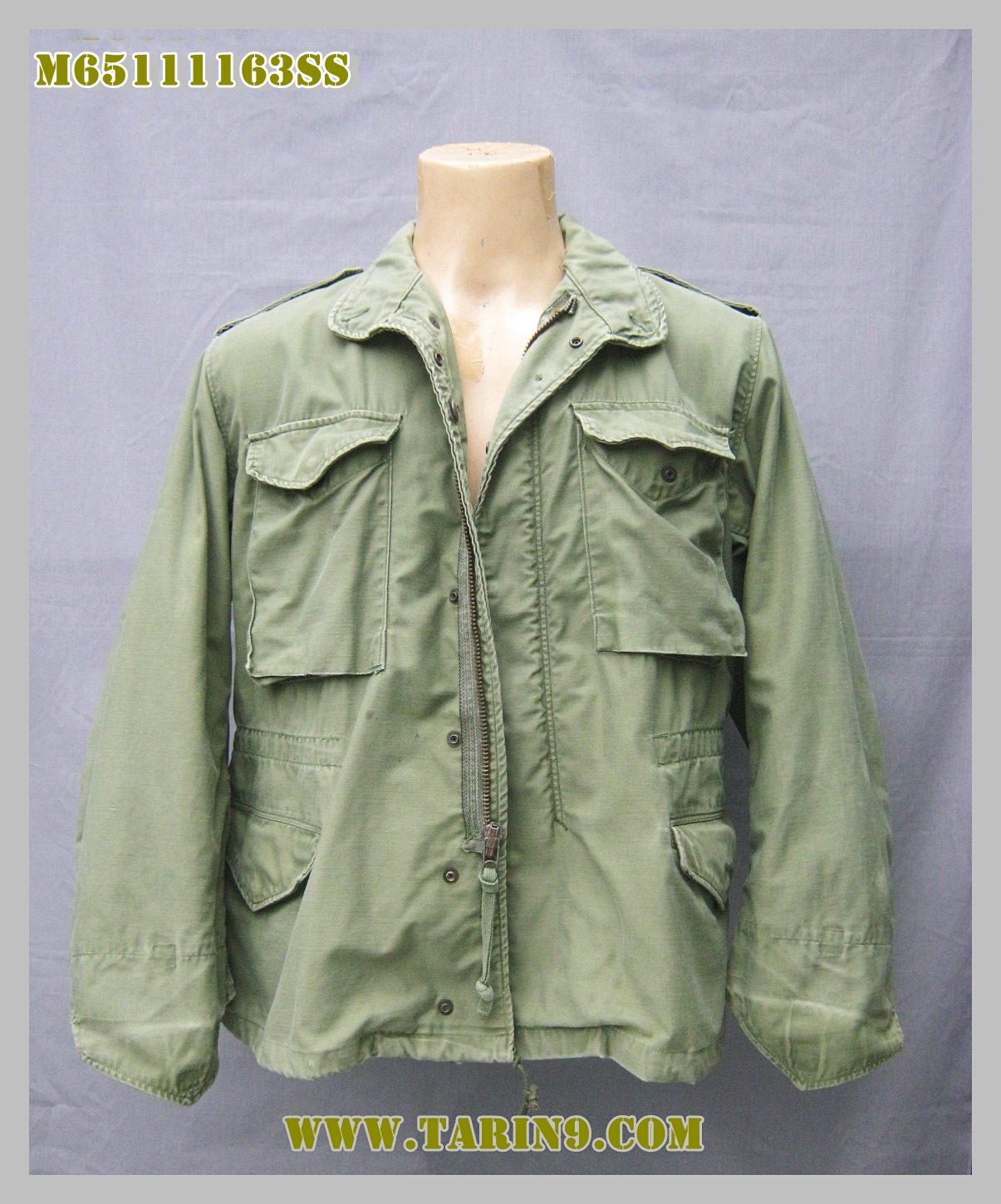 ขายแล้ว เสื้อทหาร M65 USA Small Short