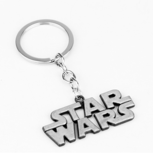 พวงกุญแจ โลหะ Star Wars Logo สีเงิน - Star Wars Keychain