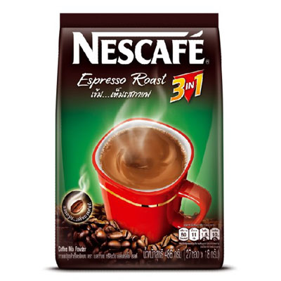 กาแฟเนสกาแฟ 3 in 1 20*27 ซอง (เขียว)