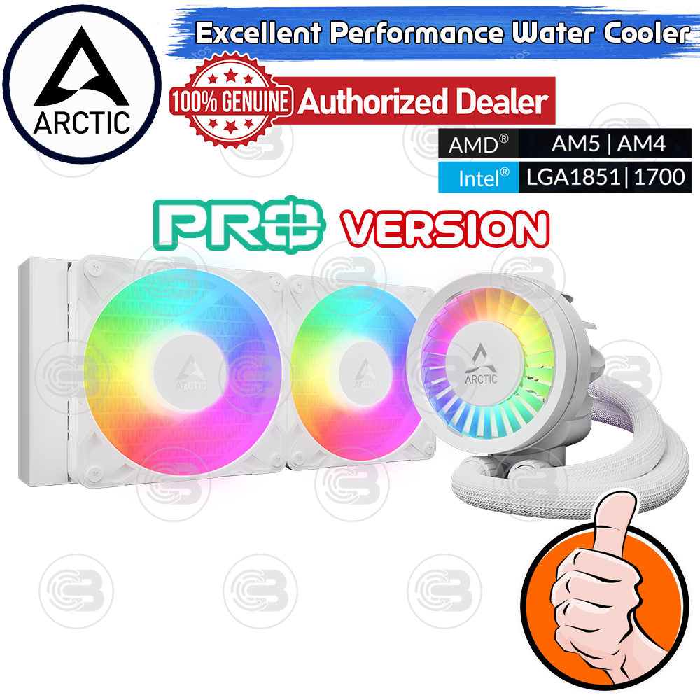 [CoolBlasterThai] ARCTIC Liquid Freezer III Pro 240 A-RGB White (All-In-One CPU Water Cooler) (LGA1851/1700/AM5/AM4)