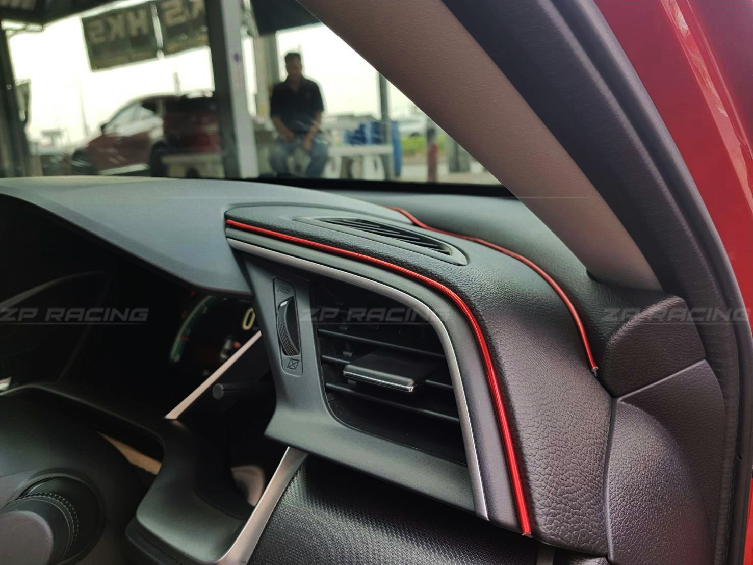 เส้นตกแต่ง console CIVIC FC/FK (5 เมตร) 2016-2022