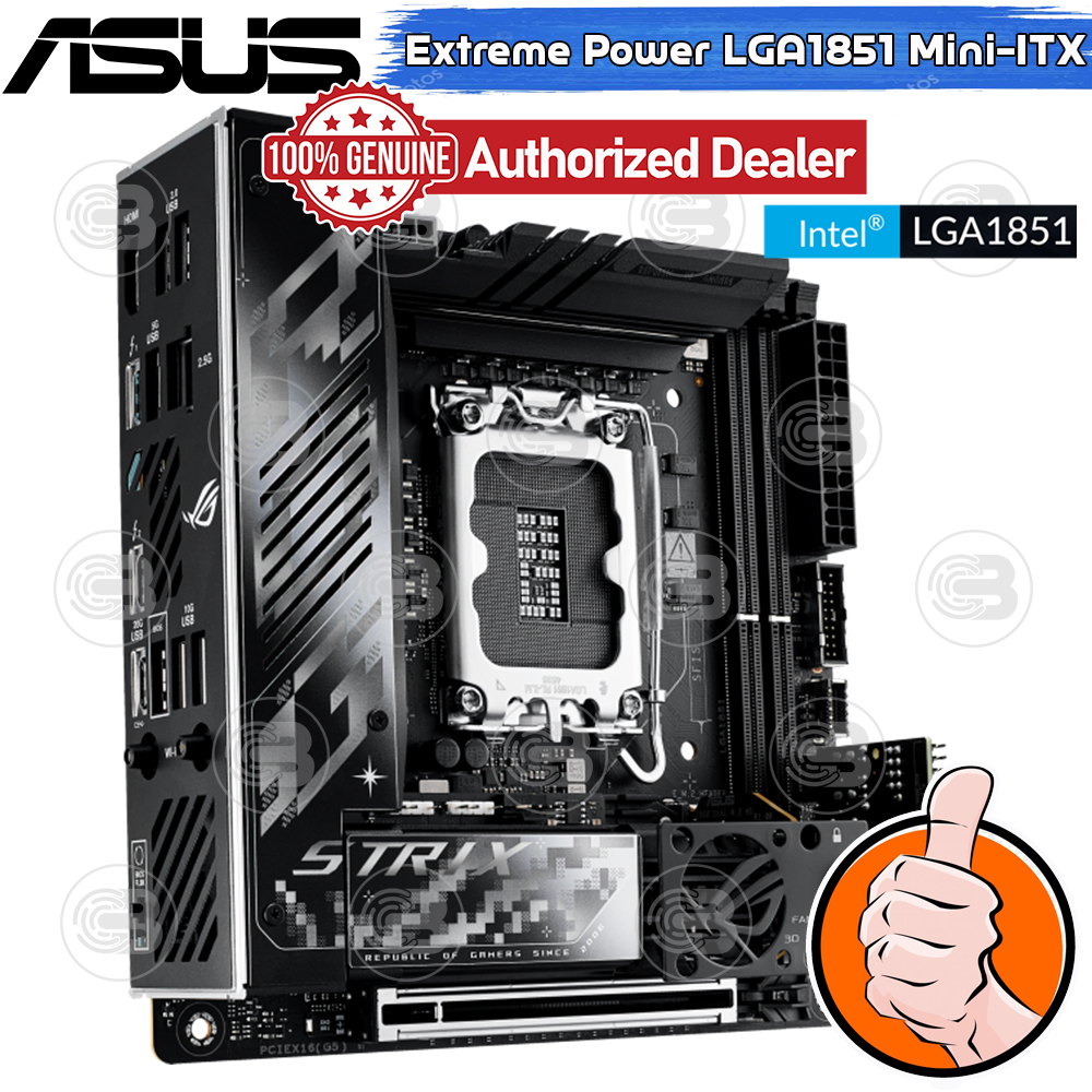 [CoolBlasterThai] ASUS MAINBOARD ROG STRIX Z890-I GAMING WIFI INTEL SOCKET LGA1851 DDR5 MINI-ITX ประกัน 3 ปี