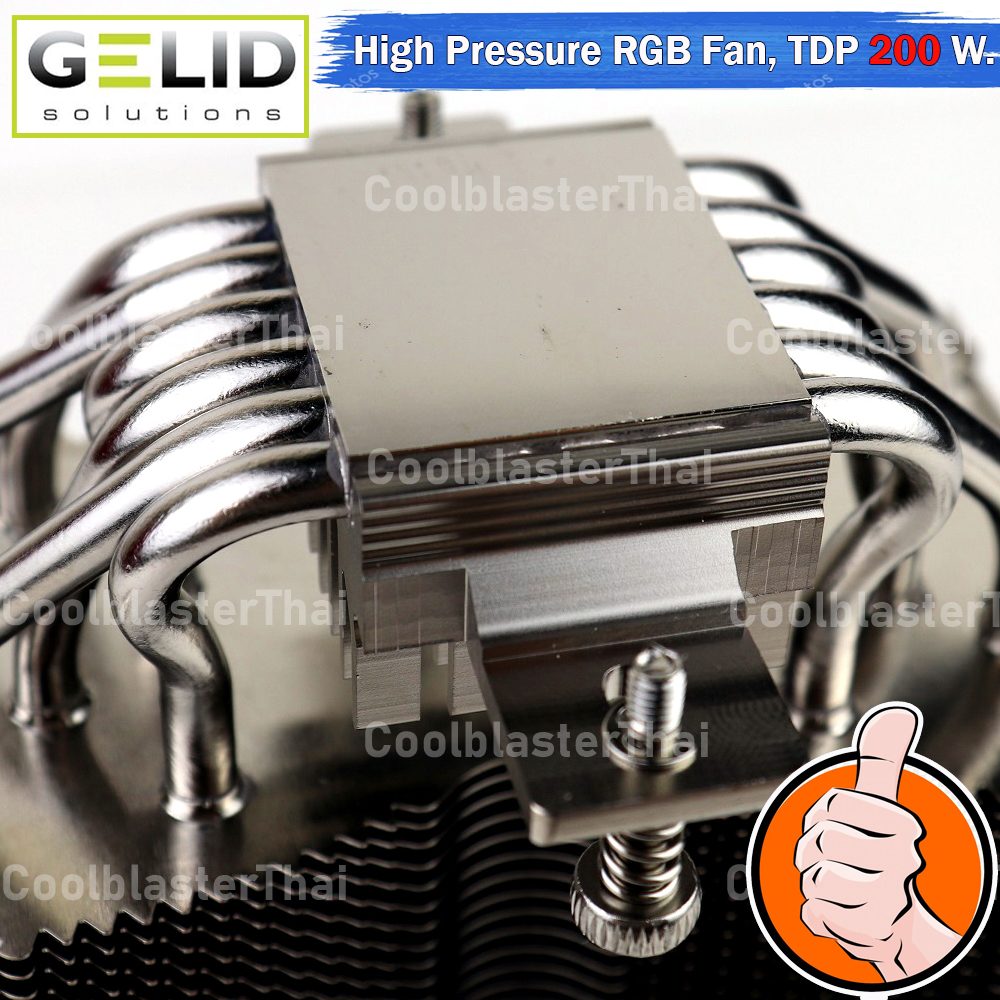 [CoolBlasterThai] GELID SIROCCO Extreme Performance RGB CPU Cooler (LGA1700 Ready) ประกัน 5 ปี