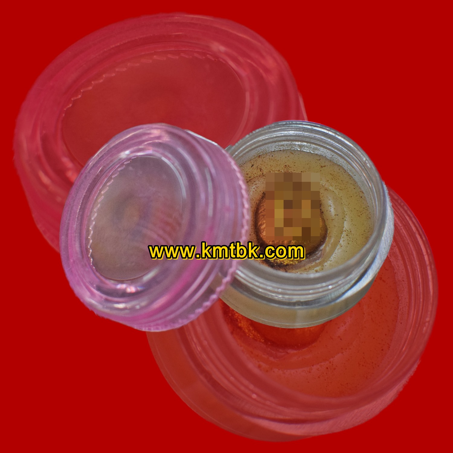 สีผึ้ง โยนีมหาเสน่ห์ ตำราเขมรโบราณ ขนาดตลับ 3ซม.