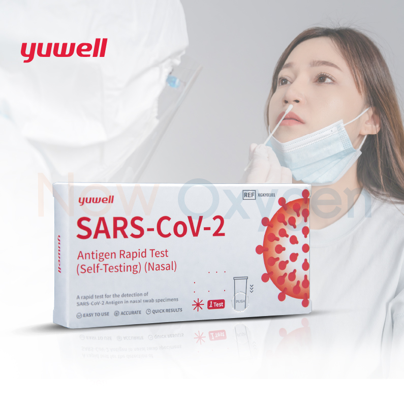 ชุดตรวจหาโรคโควิด-19 Yuwell ATK Antigen Rapid Test (แม่นยำ มีเอกสารรับรอง)