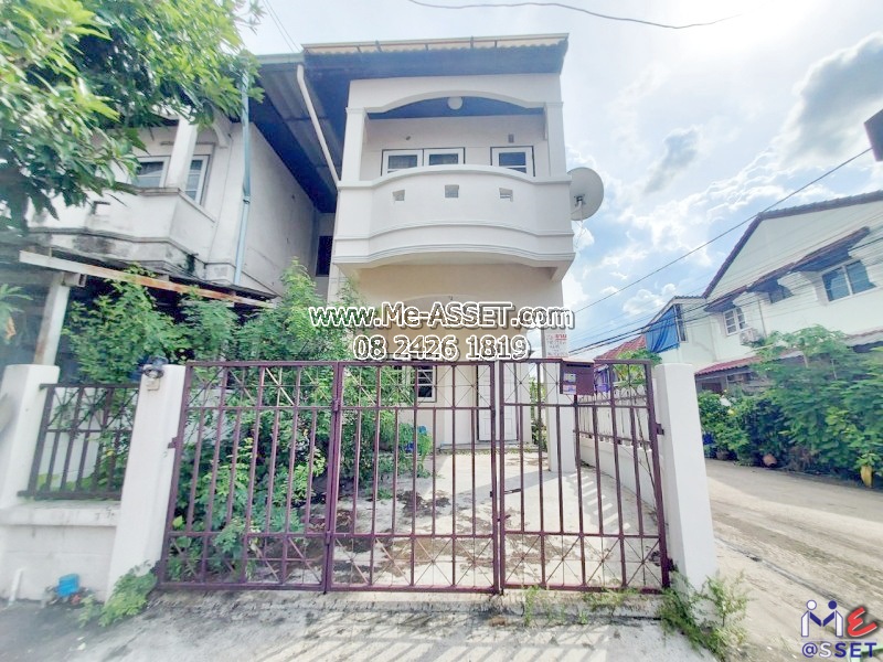 ขายทาวน์เฮ้าส์ หลังมุม ถนนเมน ย่าน วัดกู้ บ้านใหม่ บางพูด ติวานนท์ ปากเกร็ด : ม.เปี่ยมสุข : 2 ชั้น 21.8 ตร.วา