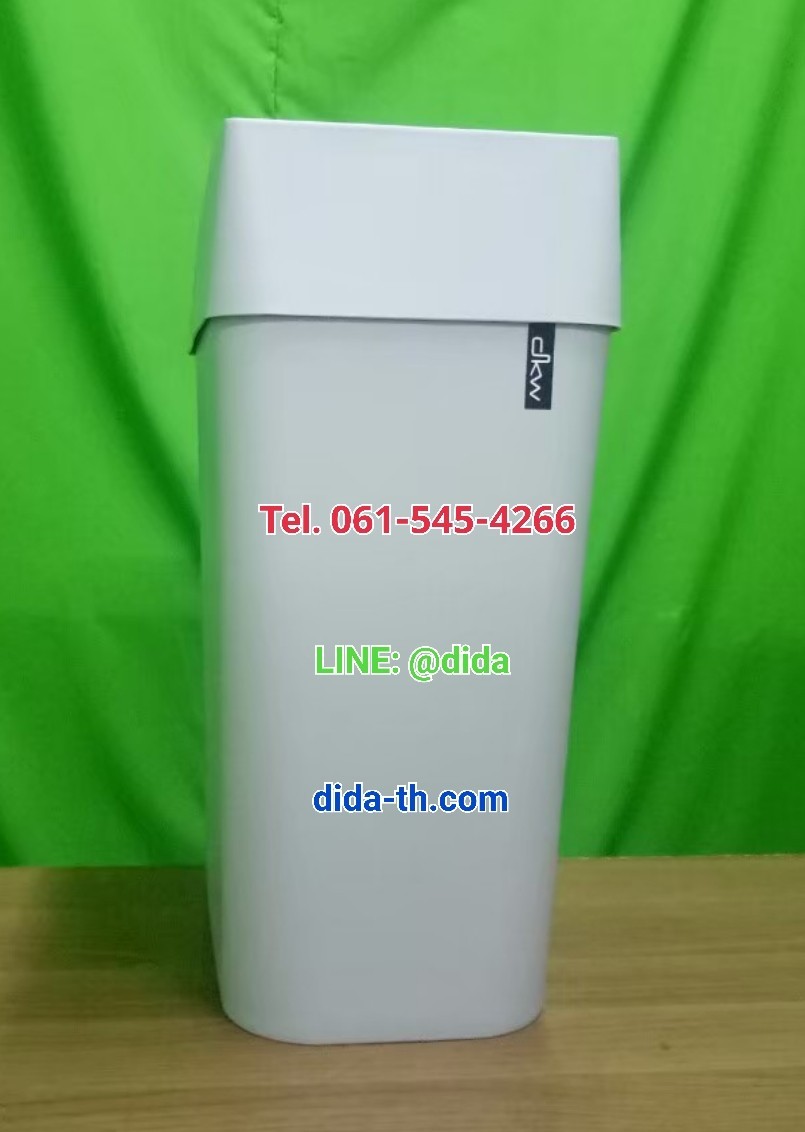 ถังขยะทรงเหลี่ยม ฝาสวิง ทรงเหลี่ยม 9 ลิตร