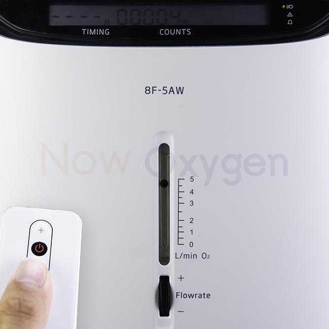 อัตราการไหล เครื่องผลิตออกซิเจน Yuwell 8F-5AW