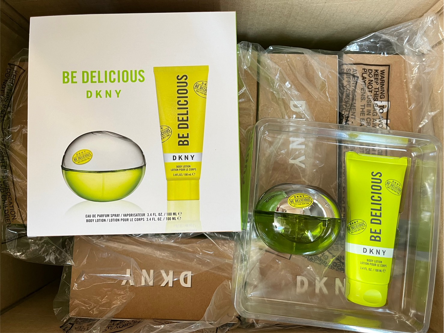 เซต DKNY Be Delicious NewYork Gift Set น้ำหอม 100ml.+โลชั่น 100ml.