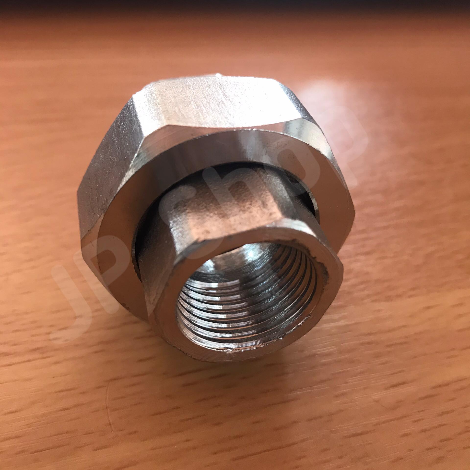 ข้อต่อตรงสแตนเลส304เกลียวใน ขนาด 4 หุน นิปเปิ้ลเกลียวใน 4 หุน #2954