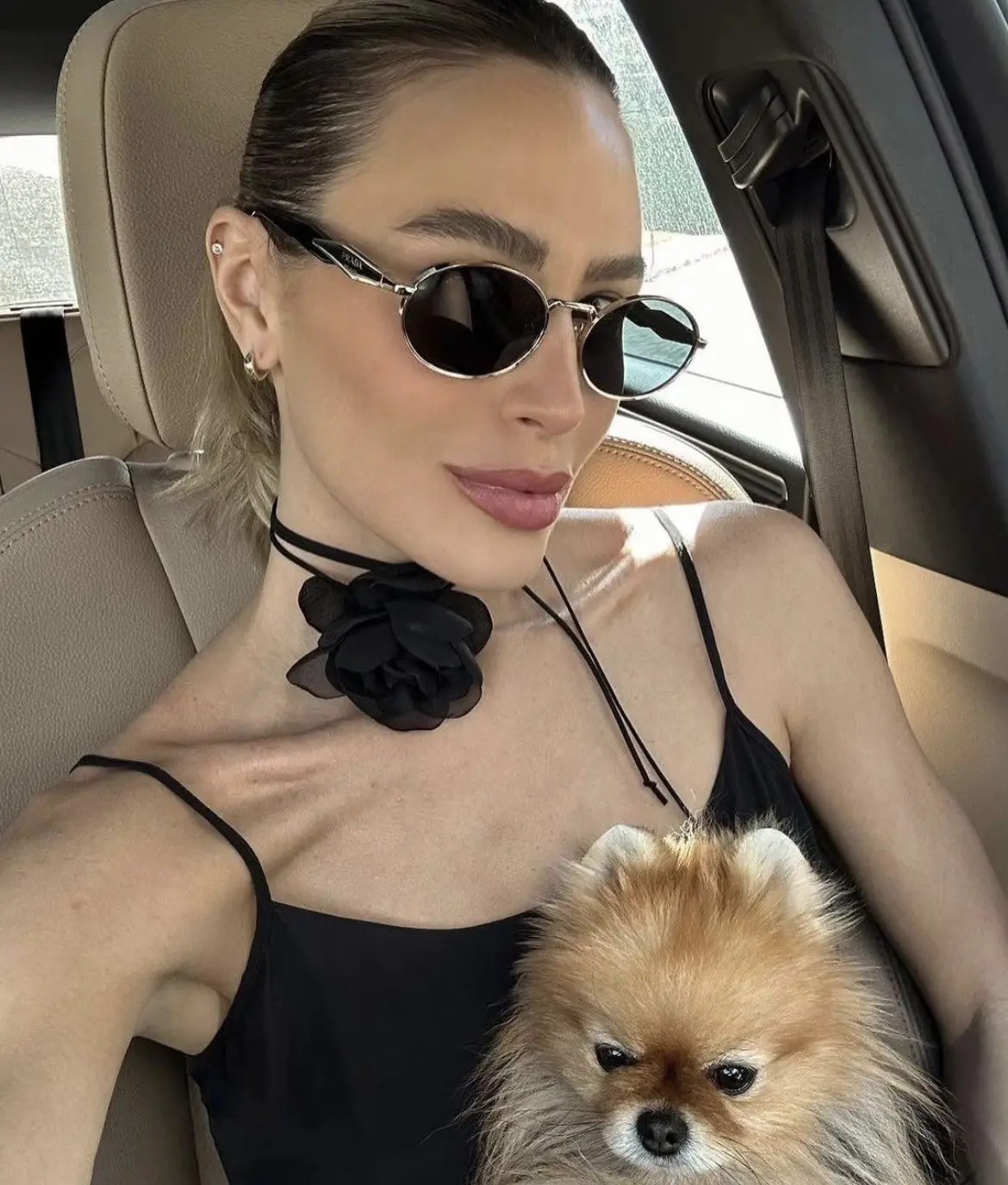 Prada Oval Sunglasses PRADA PR 65ZS ZVN09T