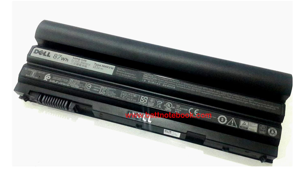 Battery DELL Latitude E6440 NHXVW 87Whr แบตเตอรี่โน๊ตบุ๊ค DELL Latitude E6440 แบตแท้ ตรงรุ่น ตรงสเปค รับประกันศูนย์ Dell Thailand ราคา พิเศษ