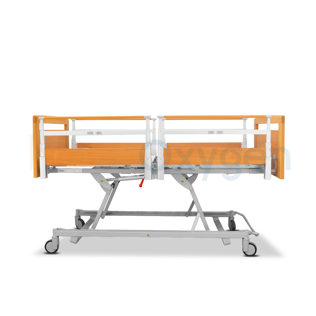 เตียงผู้ป่วยสูงอายุไฟฟ้า ดีไซน์แบบไม้ 7 ฟังก์ชั่น ยี่ห้อ HAELVOET รุ่น Lago Care รับประกันศูนย์ไทย 6 ปี