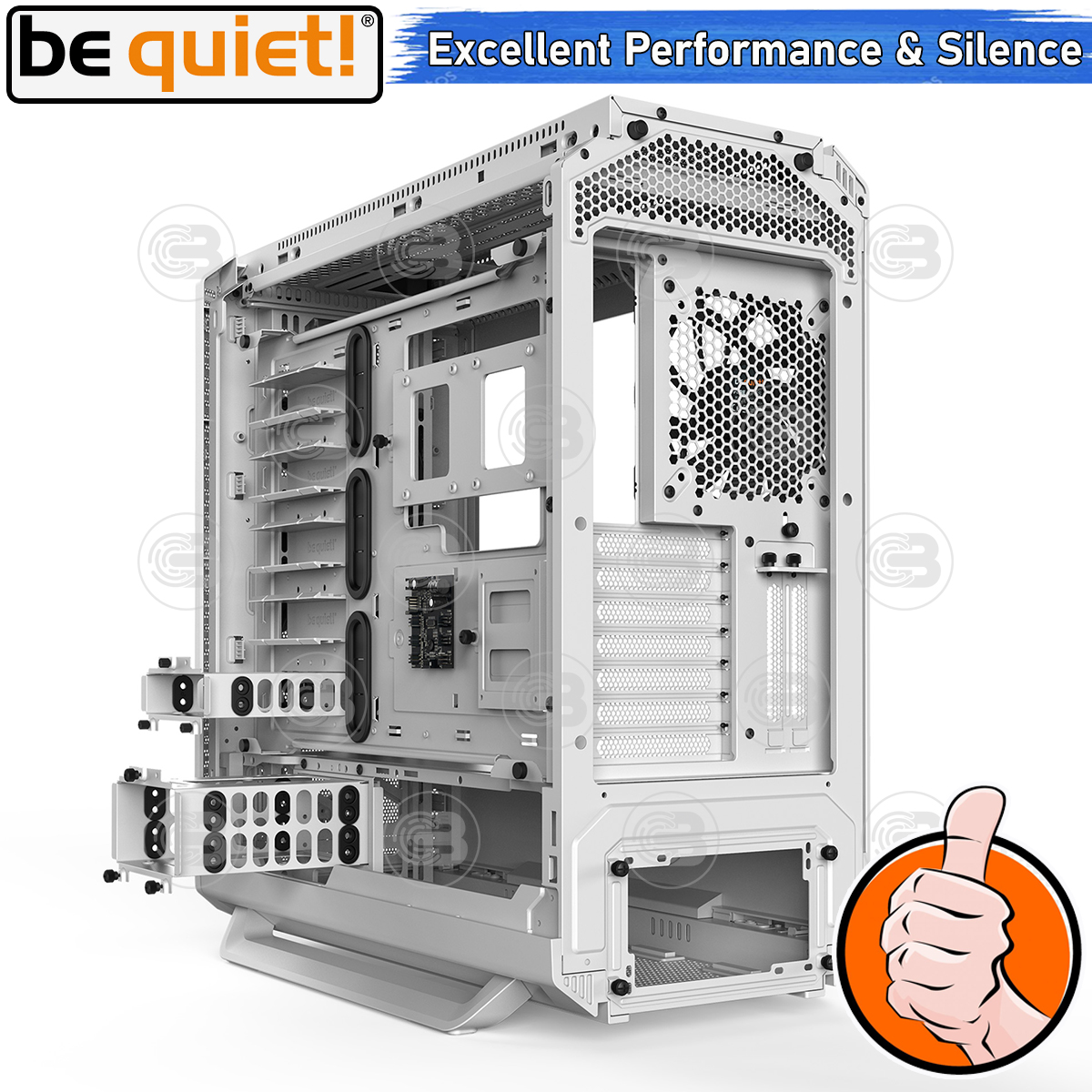 [CoolBlasterThai] Be Quiet SILENT BASE 802 Window White PC Case (BGW40) ประกัน 3 ปี