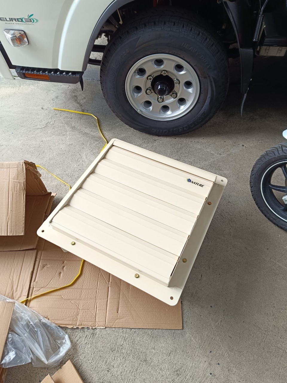 พัดลมระบายอากาศ, (Exhaust Fan), FA10-20S, 25S, 30S, 35S, 40S, 45S, (ขนาด 8,10,12,14,16,18 นิ้ว) บานเกร็ด