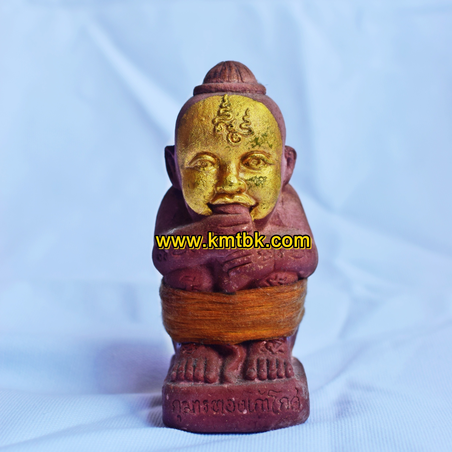 กุมารทอง เก้าโกศ หลวงพ่อกอย วัดเขาดินใต้ รุ่นสุดท้าย หน้าทอง ปี2556 ของแท้จากวัด