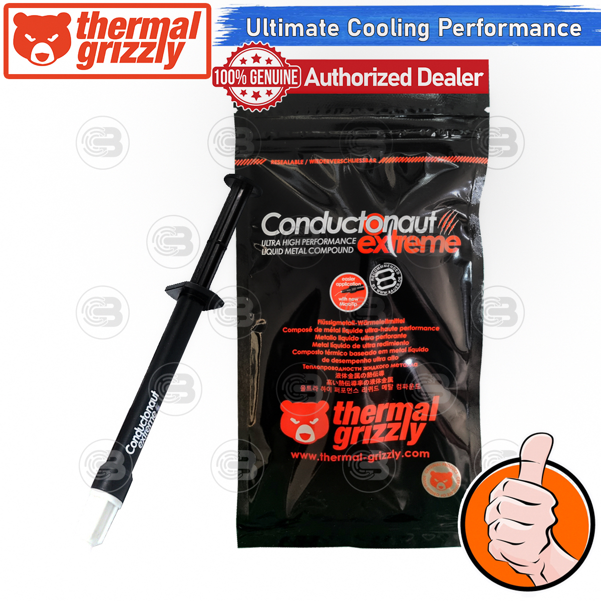 [CoolBlasterThai] Thermal Grizzly Conductonaut Extreme 1g.Liquid Metal Compound