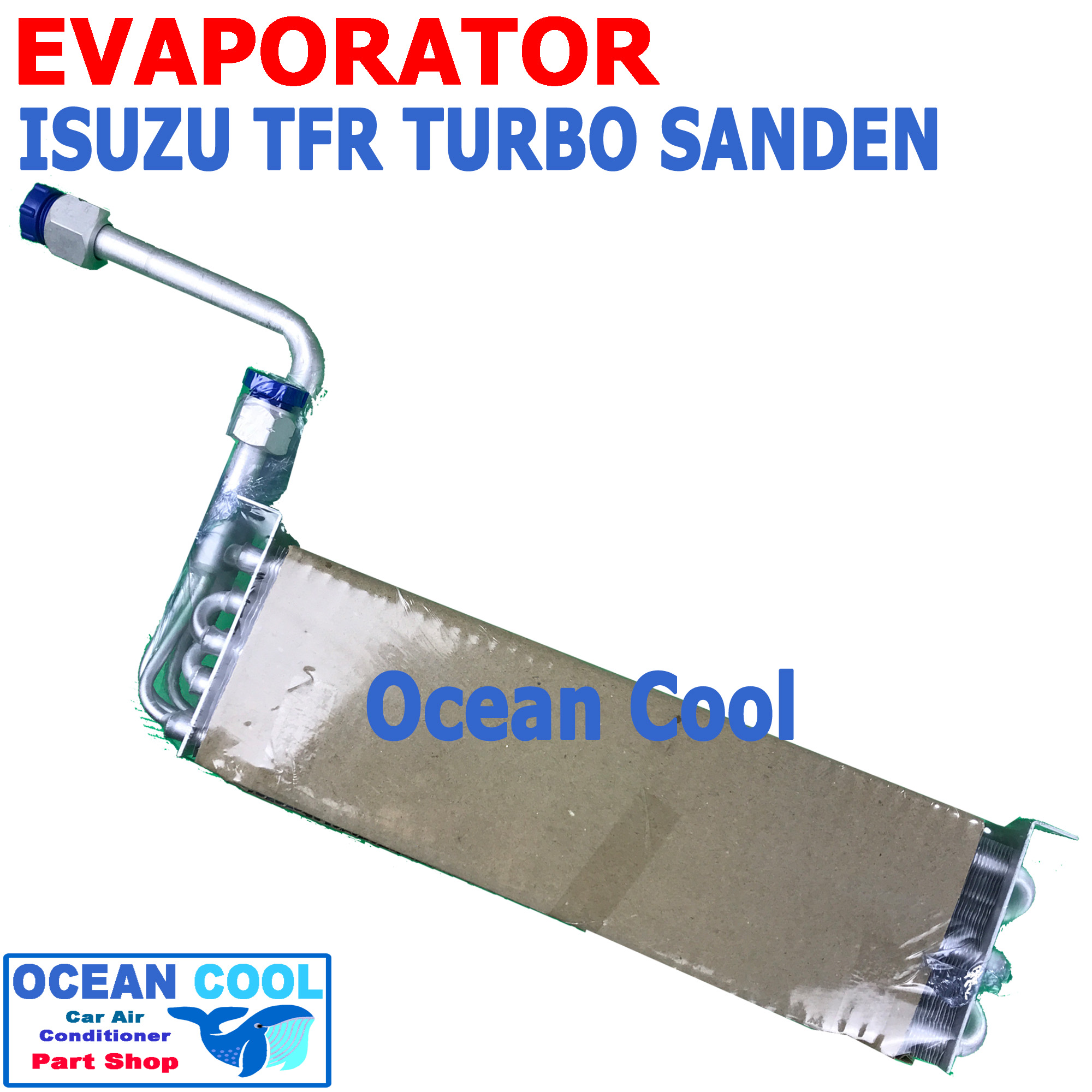 คอยล์เย็น อีซูซุ ทีเอฟอาร์ เทอร์โบ ซันเด้น EVA0093 ISUZU TFR TURBO คอยเย็น คอล์ยเย็น รังผึ้งแอร์ ตู้แอร์ รถยนต์ อะไหล่ แอร์ DRAGON EYE ดาร์ก้อนอาย