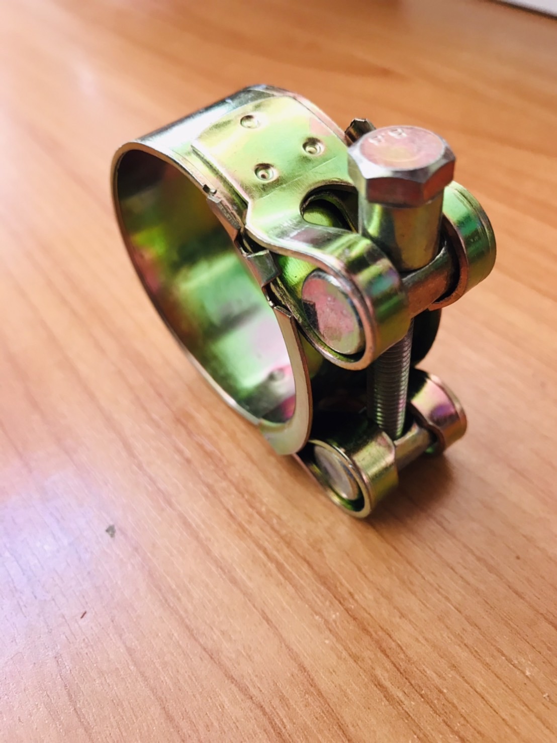 เข็มขัดรัดท่อชุบซิงค์ ปลอกรัดชุบซิงค์ 44-47 มม.#4447