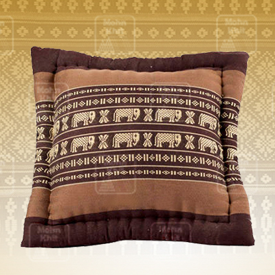 หมอนอิงแบบหักขอบเล็ก 38x38 Cm, Thai Leaning Cushions Khit Pillow Small 38x38Cm Kapok100%