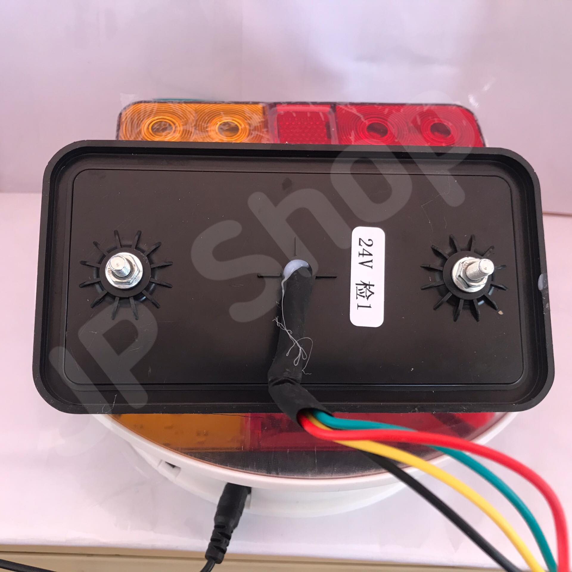 ไฟข้าง สำหรับรถบรรทุก LED 24V เหลือง-แดง #0699