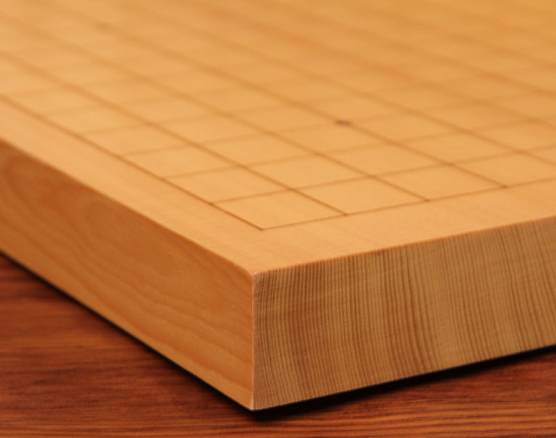 ชุดหมากล้อมไม้Torreya19เส้น(กระดาน3cm/เม็ดหินyunzi/โถไม้yellow spruce)