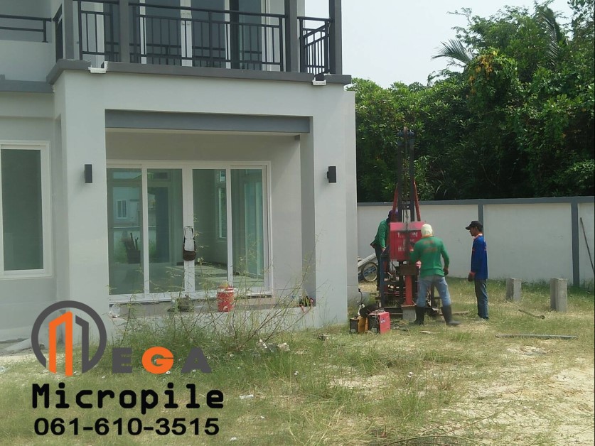 หน้างาน ลงเสาเข็มไมโครไพล์ i18