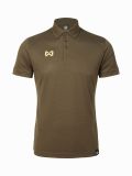 Warrix Vaffle Polo Shirt รหัส WA-222PLACL34 เสื้อโปโล วอริกซ์ แขนสั่น สีน้ำตาลเขียว G1