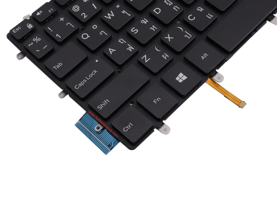 คีย์บอร์ด มีไฟ Dell XPS 13 7390 ไทย อังกฤษ แท้ ราคา พิเศษ Keyboard Dell 7390 ตรงรุ่น ตรงสเปค ประกันศูนย์ Dell Thailand