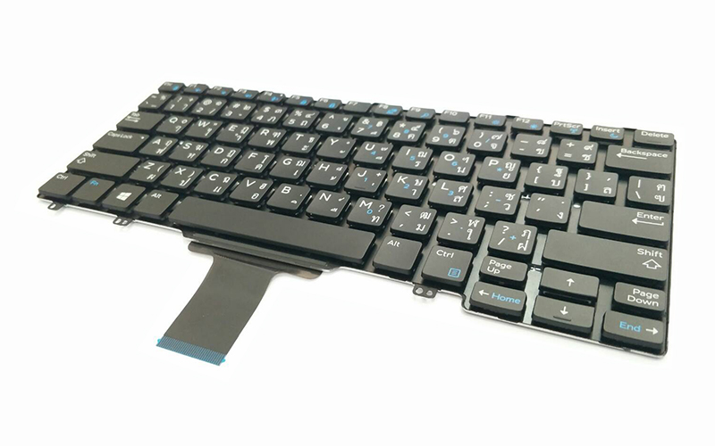 คีย์บอร์ด Dell Latitude E5270 E7270 แท้ ไทย อังกฤษ Keybord Dell E5270 E7270 คีย์บอร์ดโน๊ตบุ๊ค Dell E5270 E7270 แท้ ประกันศูนย์ Dell Thailand ราคา พิเศษ