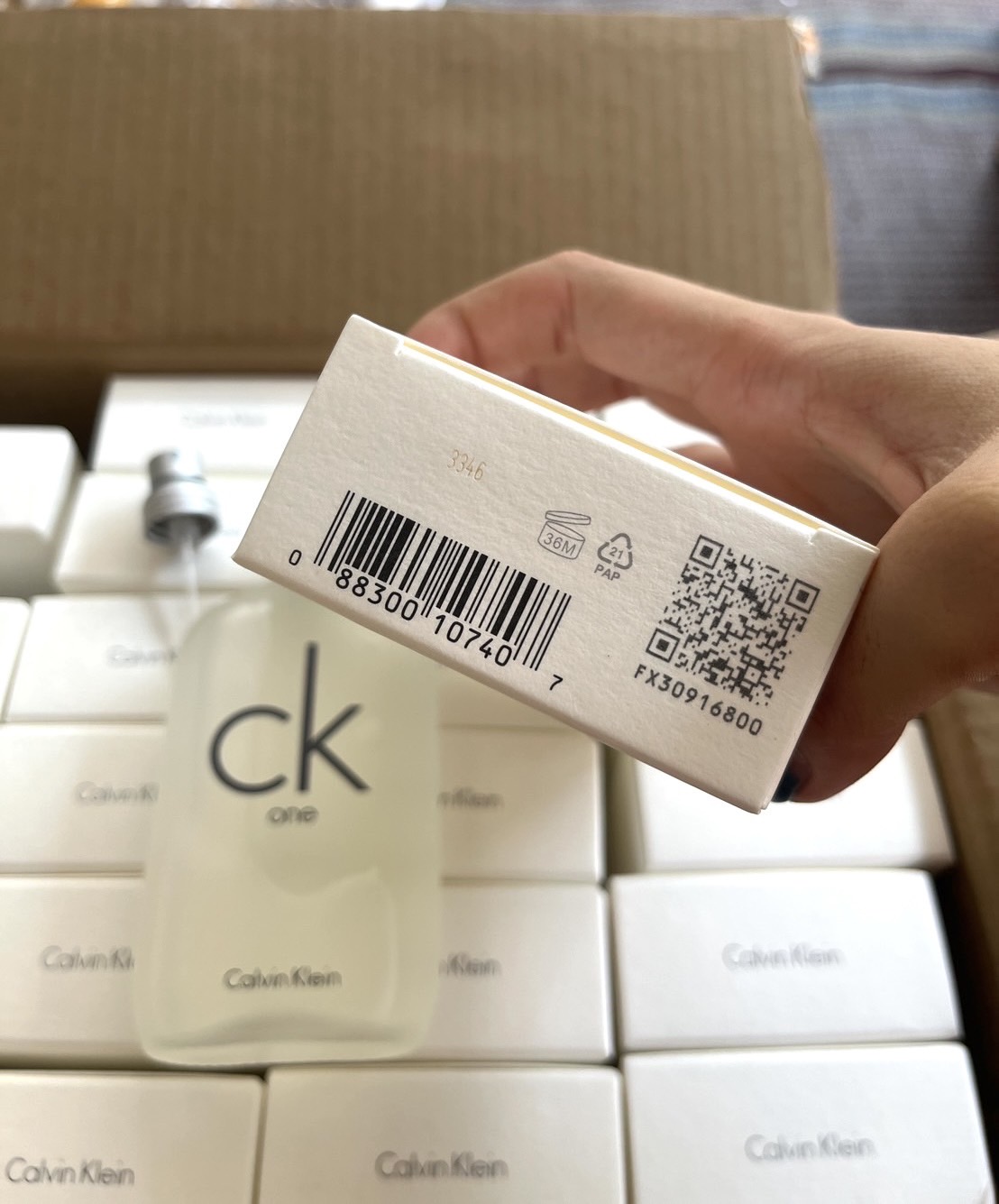 Calvin Klein CK One EDT 100ml. น้ำหอม CK One กล่องจริง ของแท้