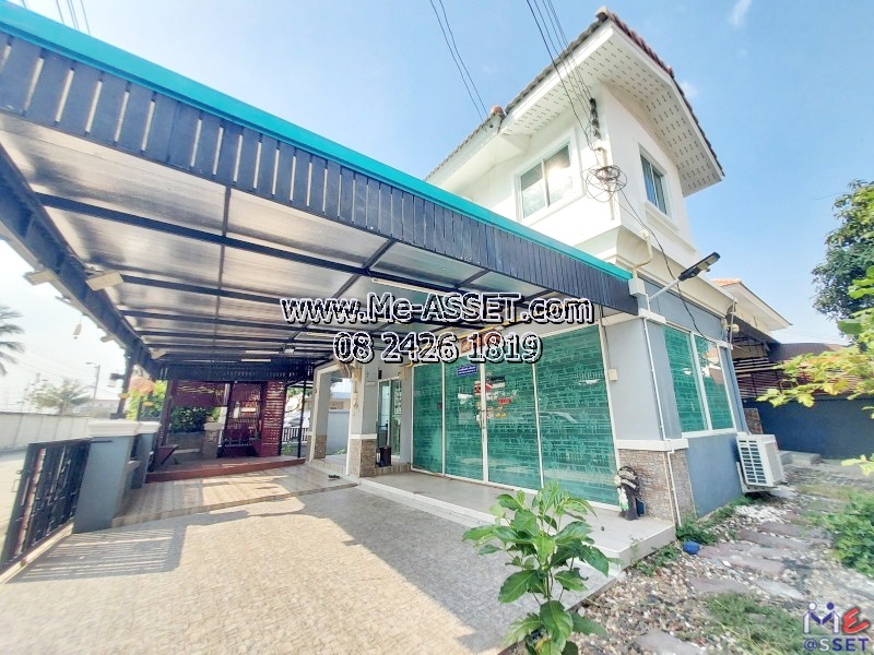 ขายบ้านเดี่ยวหลังมุม ย่าน ศรีวารีน้อย หัวตะเข้ บางโฉลง บางพลี บางนา-ตราด : ม.นิรันดร์แกรนด์ Nirun Grand : 2 ชั้น 55.4 ตร.วา