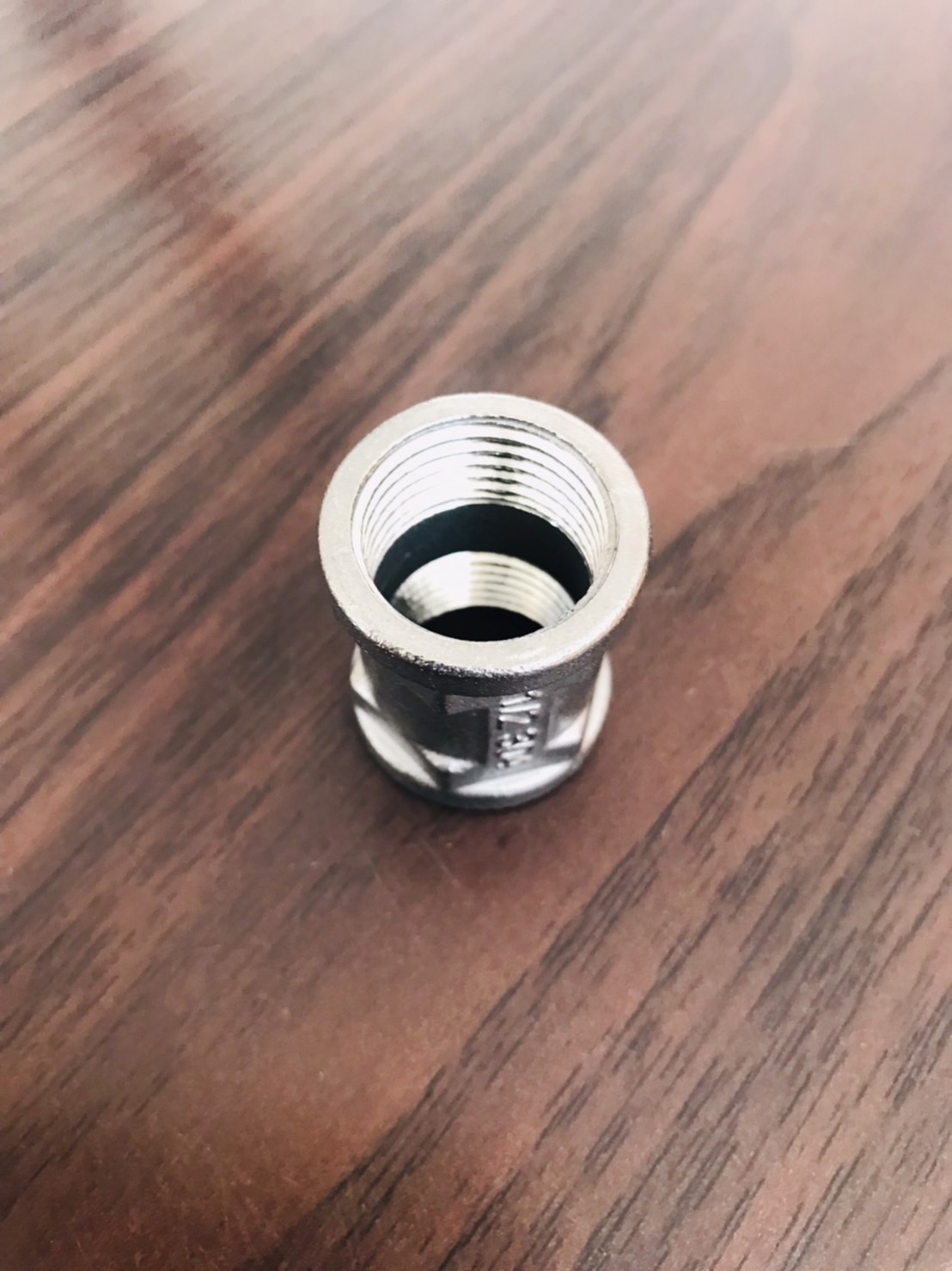 ต่อตรงสแตนเลส 304 เกลียวในขนาด 1/2 (4 หุน) #32547