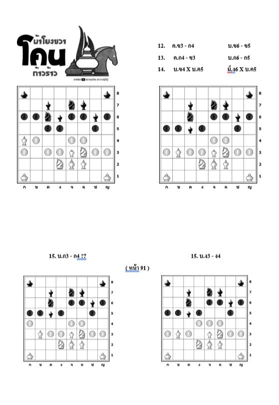หนังสือหมากรุกไทย กลยุทธ์สุดยอดเซียน ฉบับม้าโยงขวา 3 (สุดยอดเซียนนกกระจิบ)