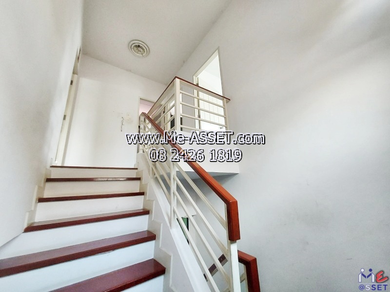 ขายบ้านเดี่ยวหลังริม ใกล้สวนสาธารณะ ย่าน รังสิต คลอง3 บึงยี่โถ ธัญบุรี ปทุมธานี : ม.บ้านฟ้ากรีนพาร์ค รังสิต-คลอง3 : 2 ชั้น 56.8 ตร.วา