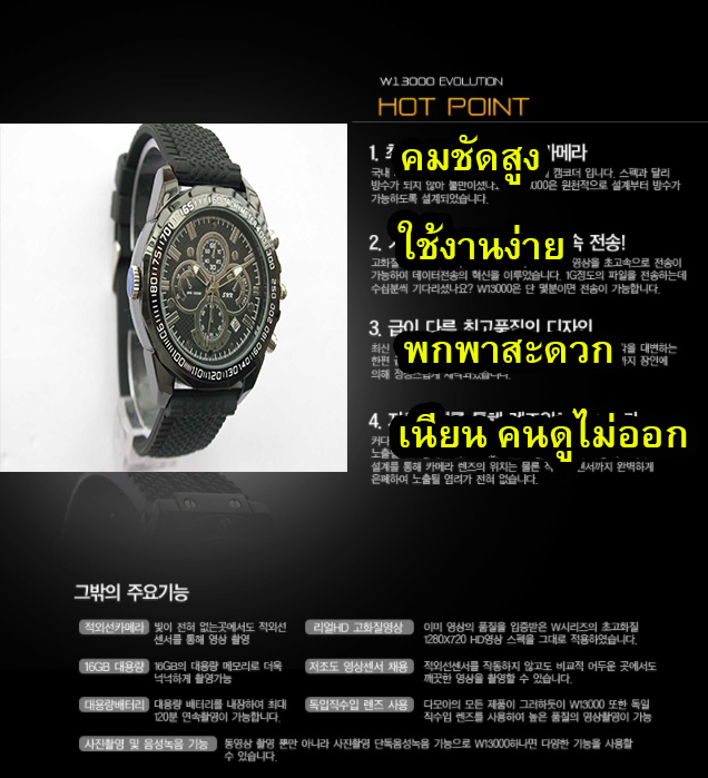 กล้องนาฬืิกาข้อมือ