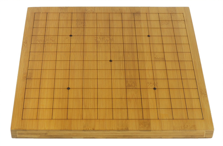 กระดานหมากล้อมไม้ไผ่ 9/13 เส้น