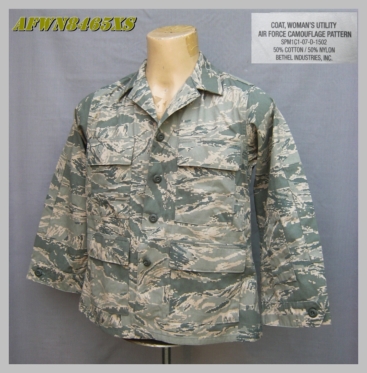 เสื้อทหารสหรัฐ กองทัพอากาศ ลายเสืออากาศ Airman's Battle Uniform (ABU)