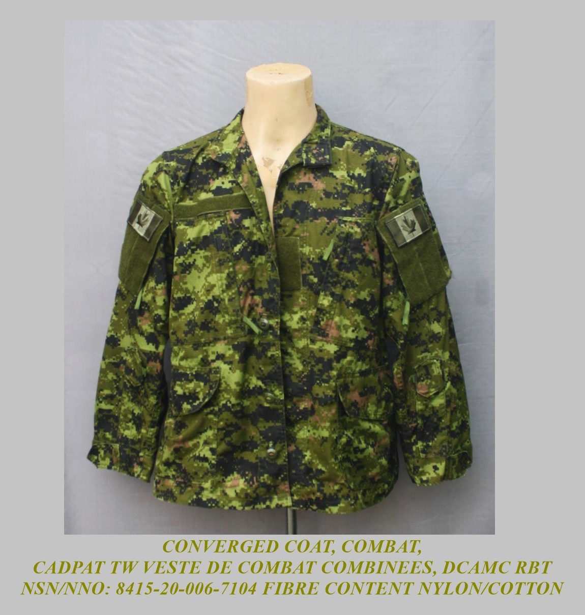 ขายแล้ว Canada Tranistioning to Enhanced Combat Uniform