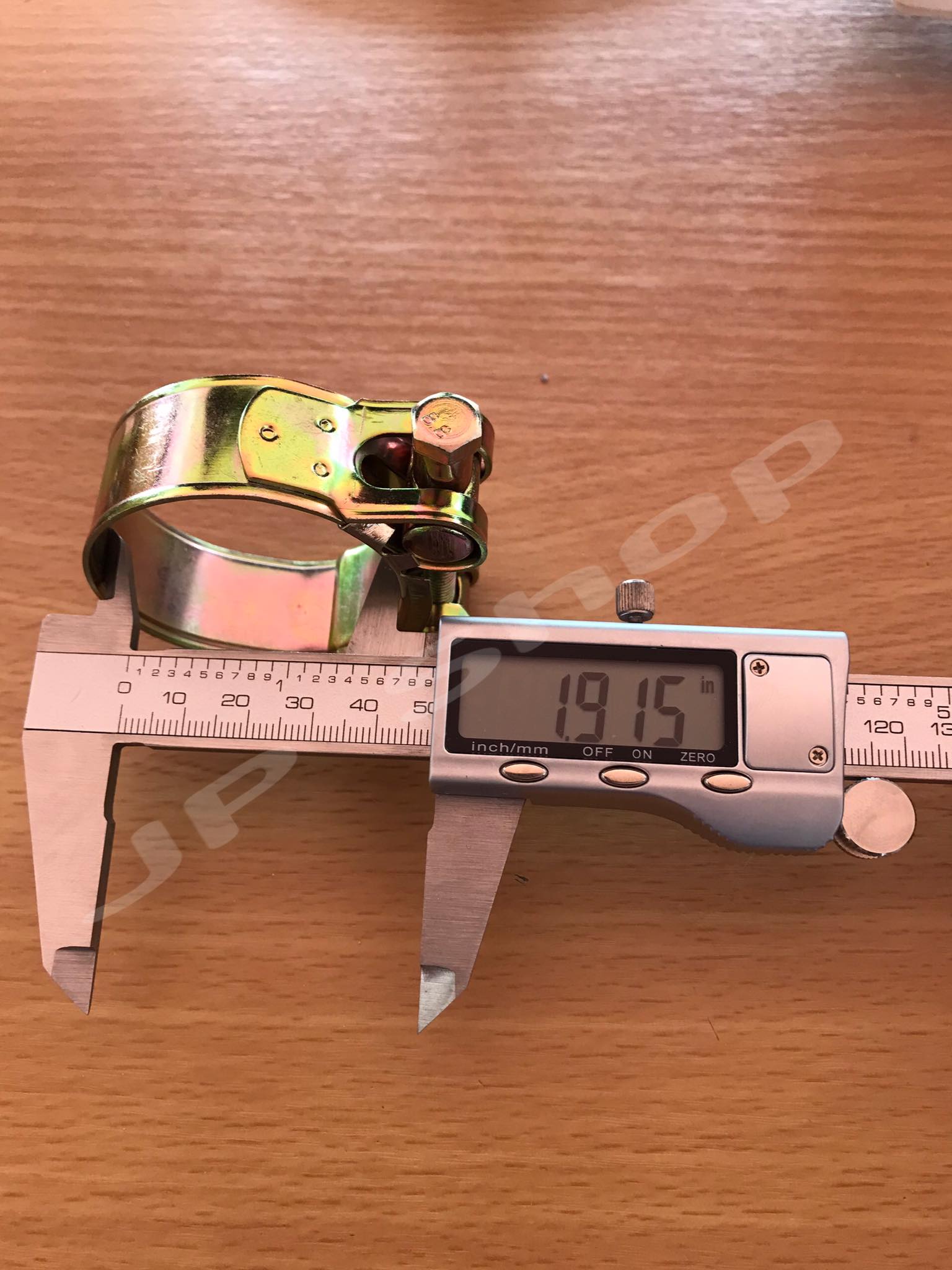 เข็มขัดรัดท่อชุบซิงค์ ปลอกรัดชุบซิงค์ 48-51 มม. #48512 สายรัดท่อ กิ๊บรัดท่อ ปลอกรัดอย่างดี ราคา/ชิ้น