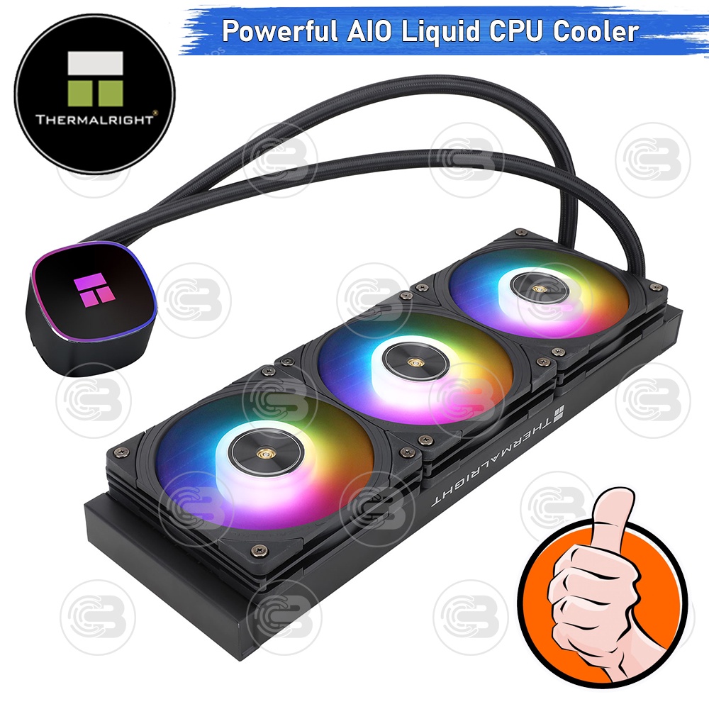 [CoolBlasterThai] Thermalright FROZEN HORIZON 360 BLACK ARGB AIO Liquid CPU Cooler (AM5/LGA1851 Ready) ประกัน 6 ปี