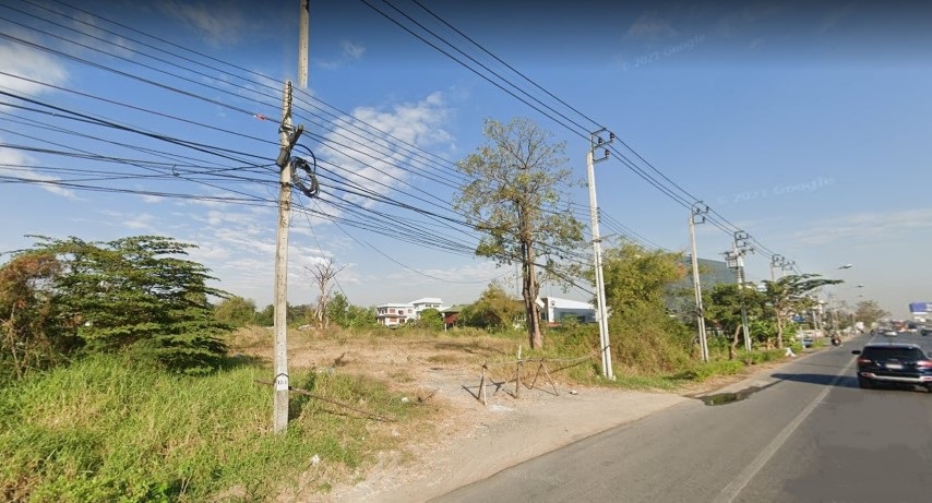 ขาย/ให้เช่าที่ดินถมแล้ว 4 ไร่ 70 ตร.ว.ติดถนนทางคู่ขนานเลียบมอเตอร์เวย์-วงแหวนกาญจนาภิเษก พระราม 9 ใกล้ด่านทับช้าง 100 ม. และถ.กรุงเทพกรีฑาตัดใหม่ เพียง 1 กม.