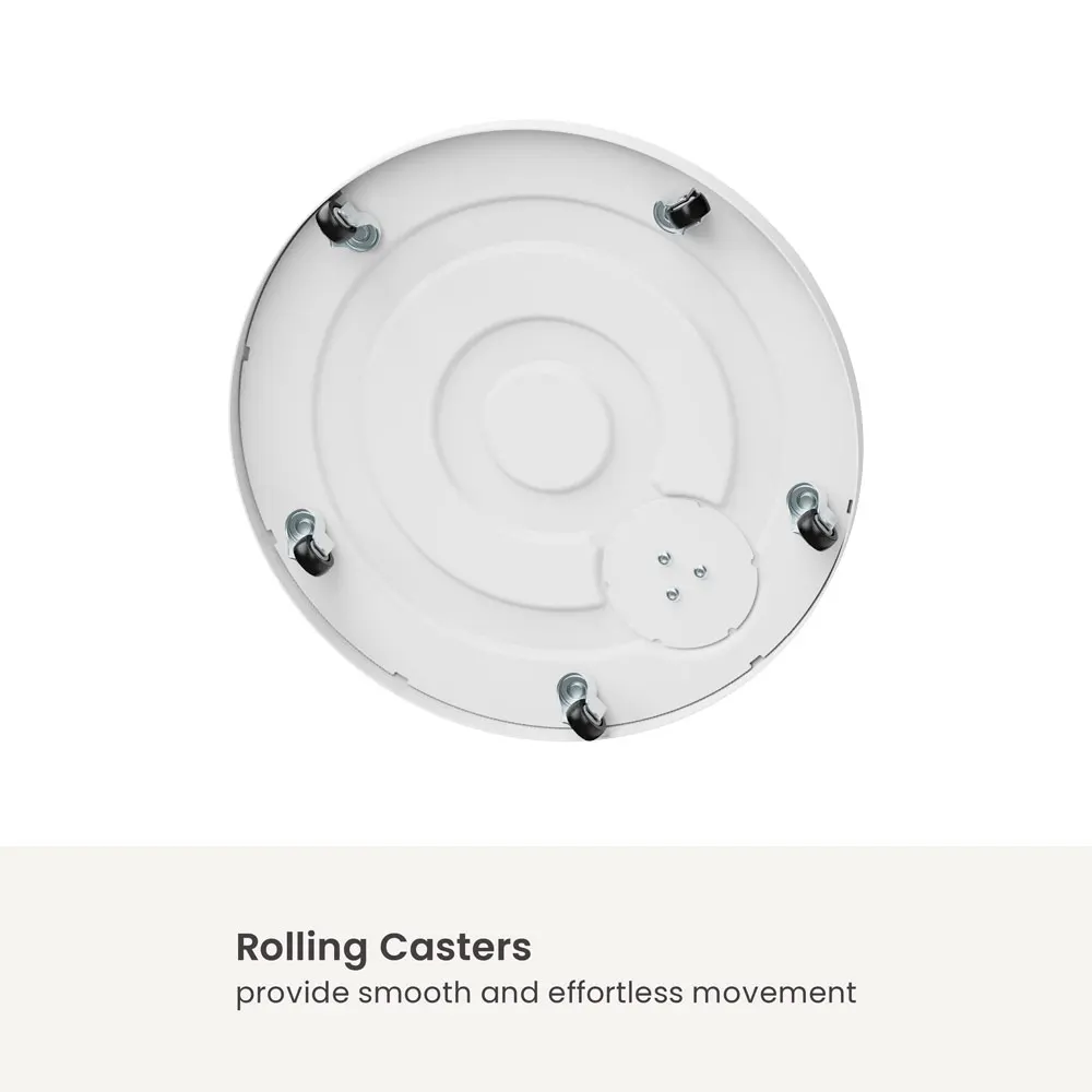 Chloe (โคล-เอ้) Matte Black ขาตั้งทีวี 17"-43" ดีไซน์เก๋ พร้อมล้อเลื่อน VESA 75x75 to 200x200 (mm)., Weight Capacity 15 Kg.