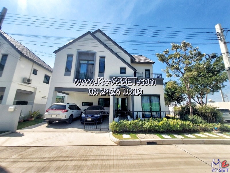 ขายบ้านเดี่ยว ย่าน บางบ่อ บางนา บางพลี เทพารักษ์ บางเสาธง : ม.สราญสิริ บางนา Saransiri Bangna : 2 ชั้น 61.4 ตร.วา