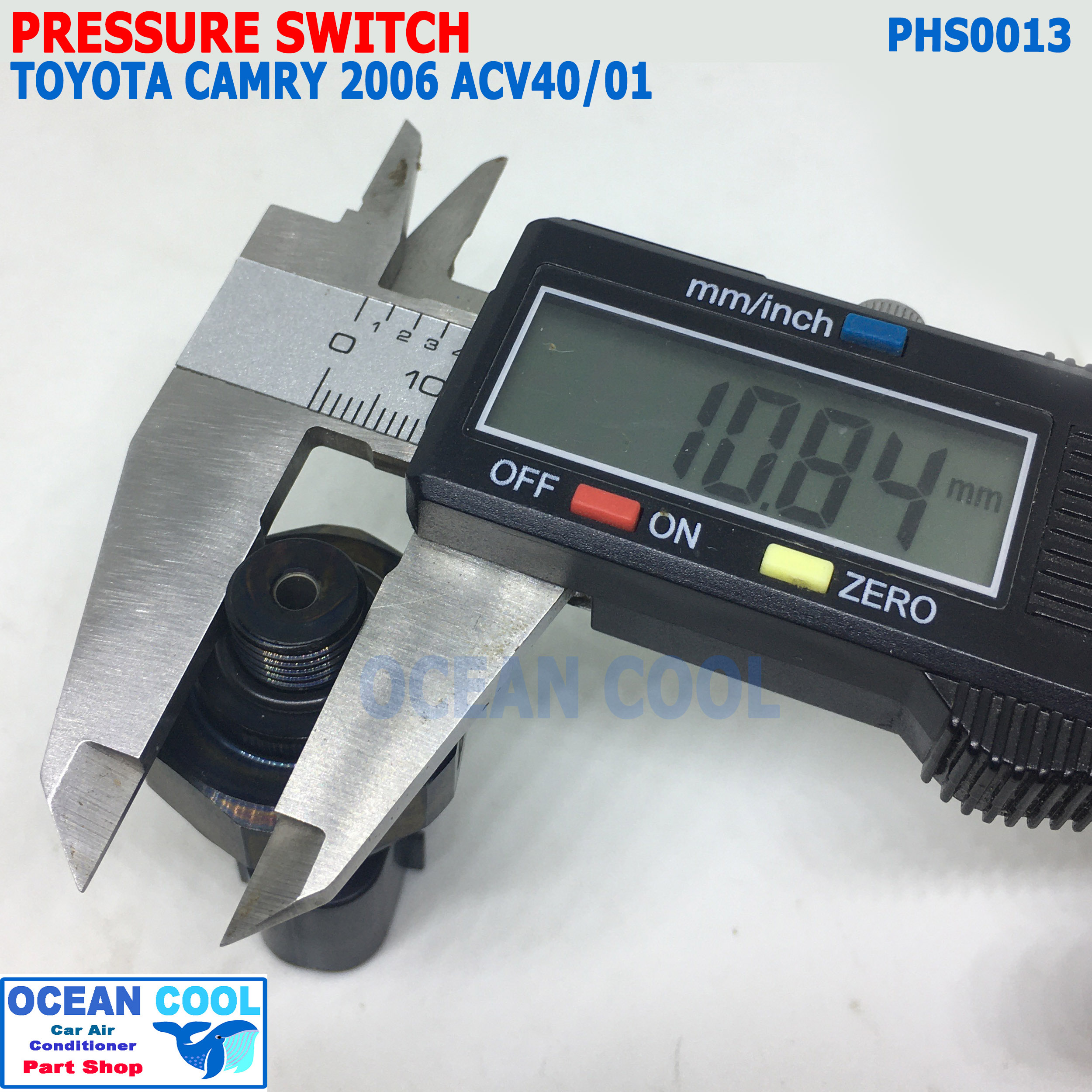 เพรสเชอร์สวิทช์ โตโยต้า แคมรี่ 2006 ACV40 ACV41 PHS0013 DENSO 499000-71414D Pressure Switch For Toyota Camry สวิทซ์ แรงดัน แอร์ รถยนต์