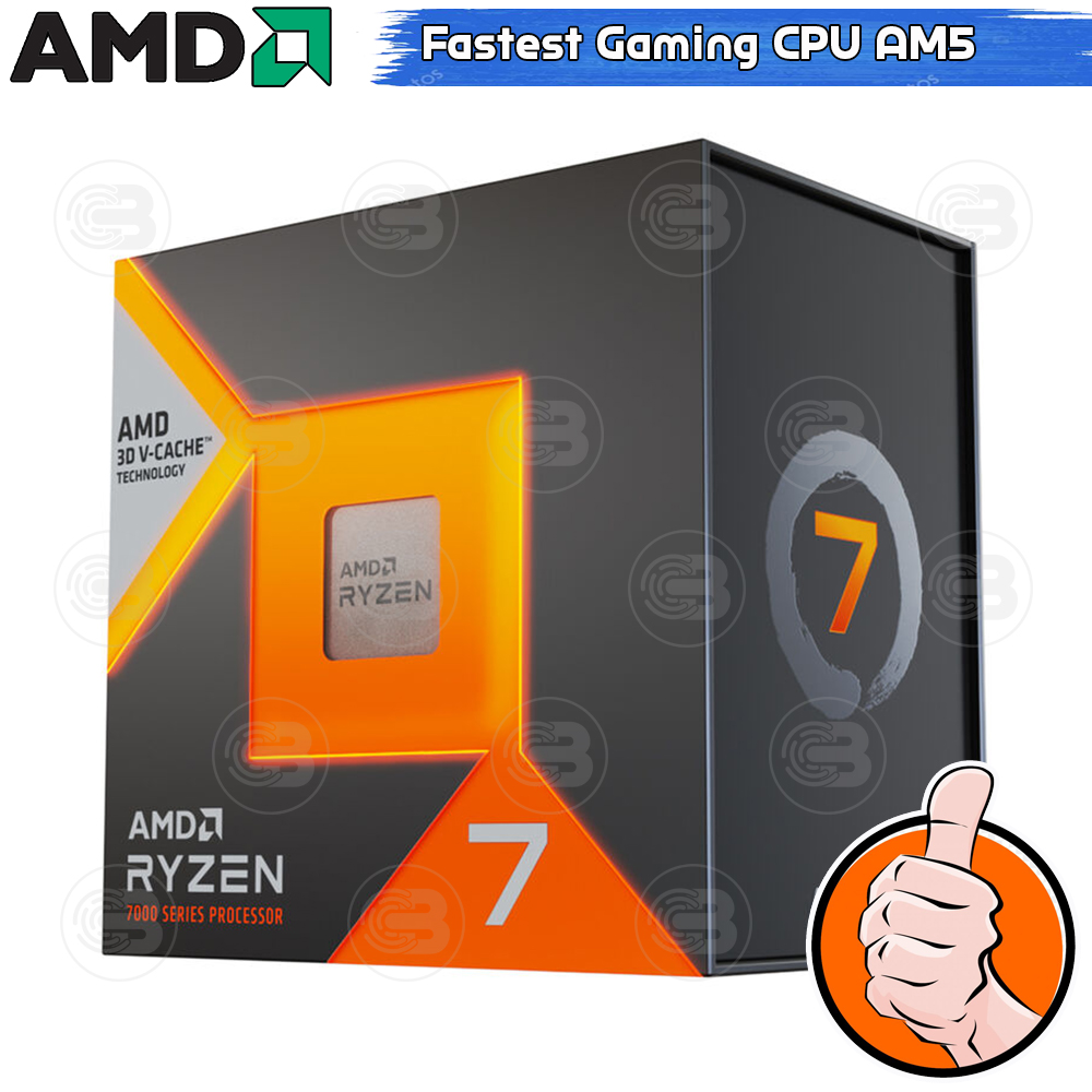 [CoolBlasterThai] CPU AMD RYZEN 7 7800X3D 8 CORE/16 THREAD (SOCKET AM5) WITHOUT COOLER