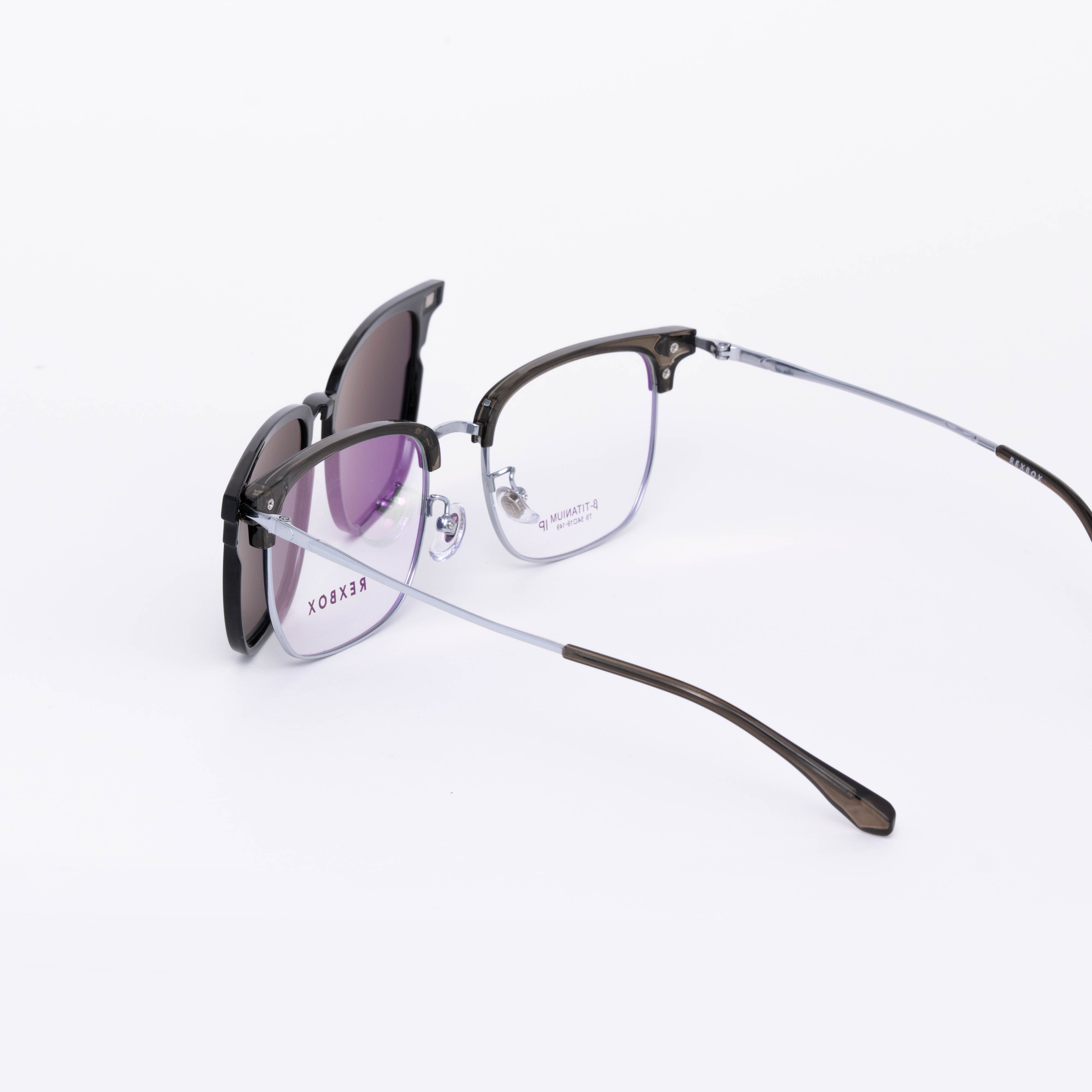 รุ่น B-TITANIUM ไทเทเนียม น้ำหนักเบา ยืดหยุ่น พร้อมคลิปออน Polarized (T9-C5)