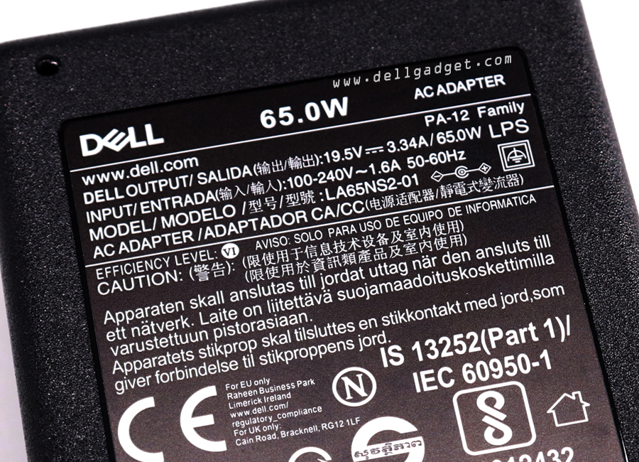 Adapter Dell Latitude 3590 แท้ 65W MGJN9 สายชาร์จ โน๊ตบุ๊ค Dell 3590 สายชาร์จ Dell 3590 แท้ ประกันศูนย์ Dell Thailand ราคาไม่แพง